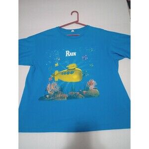 The Beatles Rain Yellow Submarine Shirt XL Cygnus Tag Y2K